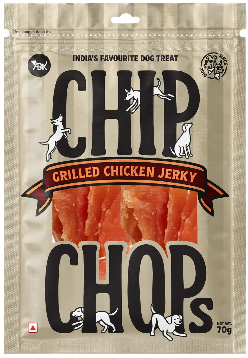 Chip Chops Grilled Chicken Jerky 70g - High Protein Treat